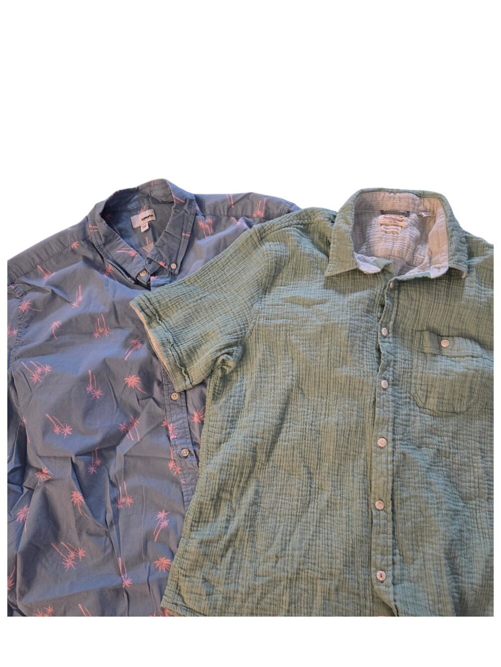 Mens Light Weight, Button Up Shirts, Size XXL